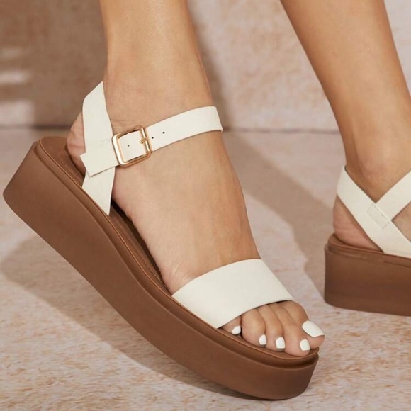 Women's 🔥 Wedge Heel Platform Sandals - Picture 3 of 4